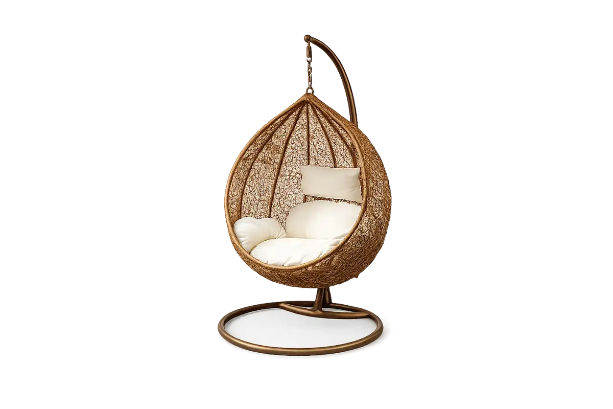 Brown Single Hanging Chair VL-ER-9043