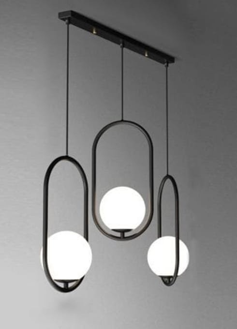 Modern 3-Arm Glass Chandelier VL-B.E.S-10006