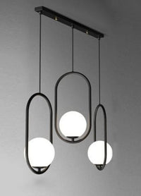 Modern 3-Arm Glass Chandelier VL-B.E.S-10006