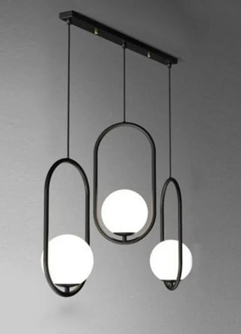 Modern 3-Arm Glass Chandelier VL-B.E.S-10006