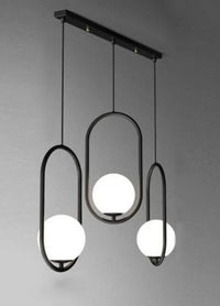 Modern 3-Arm Glass Chandelier VL-B.E.S-10006