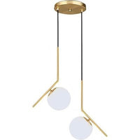 Elegant 2-Light Compact Chandelier VL-B.E.S-10057