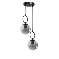 Modern 2-Light Glass Chandelier VL-B.E.S-10066
