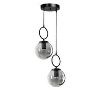 Modern 2-Light Glass Chandelier VL-B.E.S-10066