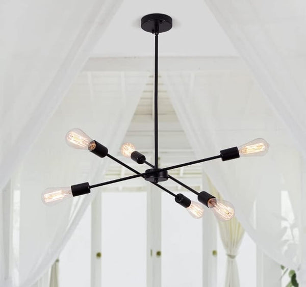 Modern 6-Light Matte Chandelier VL-B.E.S-10093
