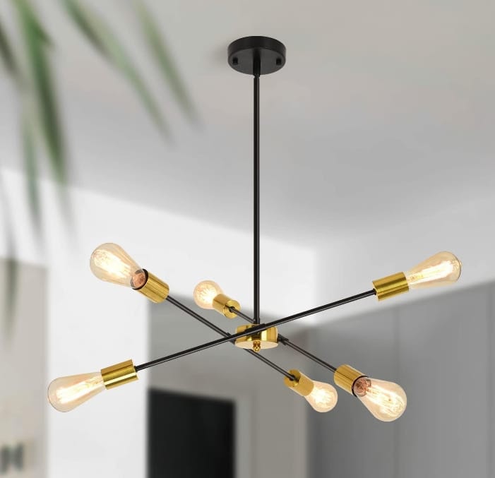 Modern 6-Light Matte Chandelier VL-B.E.S-10093
