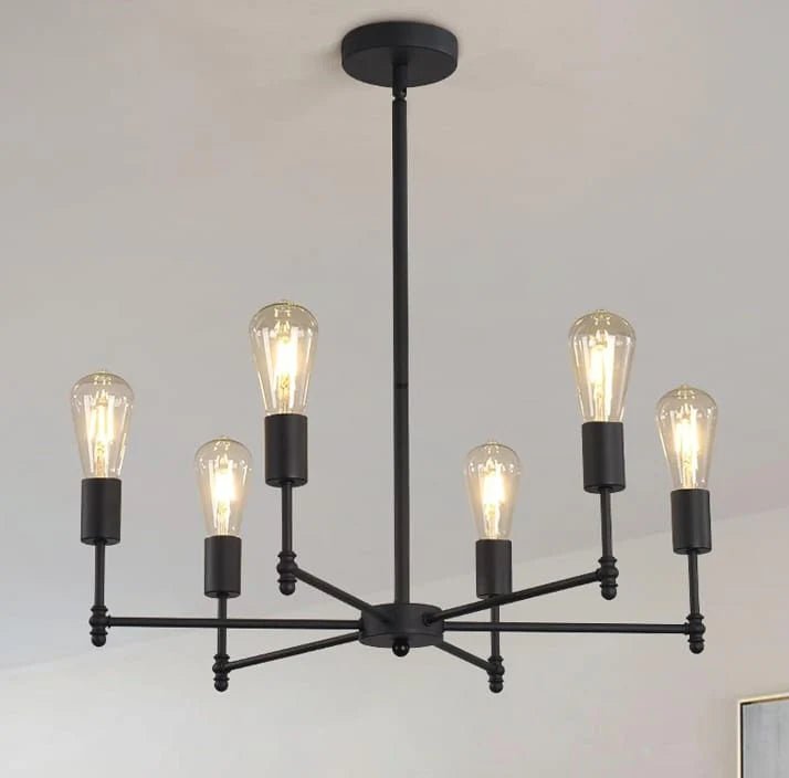 Grand 6-Light Matte Chandelier VL-B.E.S-10101