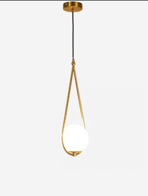 Elegant 1-Light Glass Pendant VL-B.E.S-10136