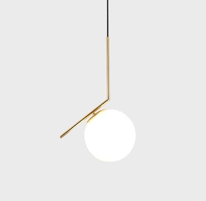 Sleek 1-Light Glass Slim Pendant VL-B.E.S-10139
