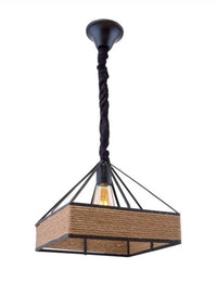 Metal & Linen Pendant 14006 VL-B.E.S-10156