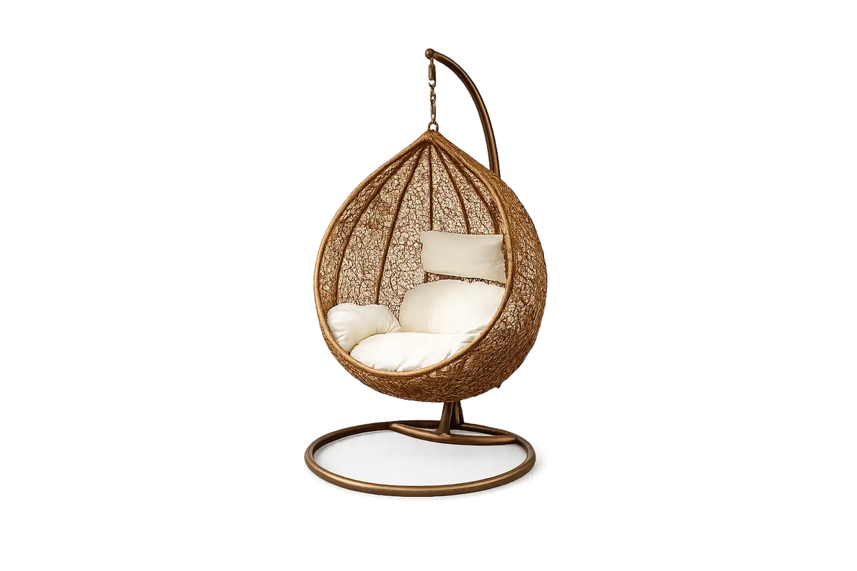 Brown Single Hanging Chair VL-ER-9043