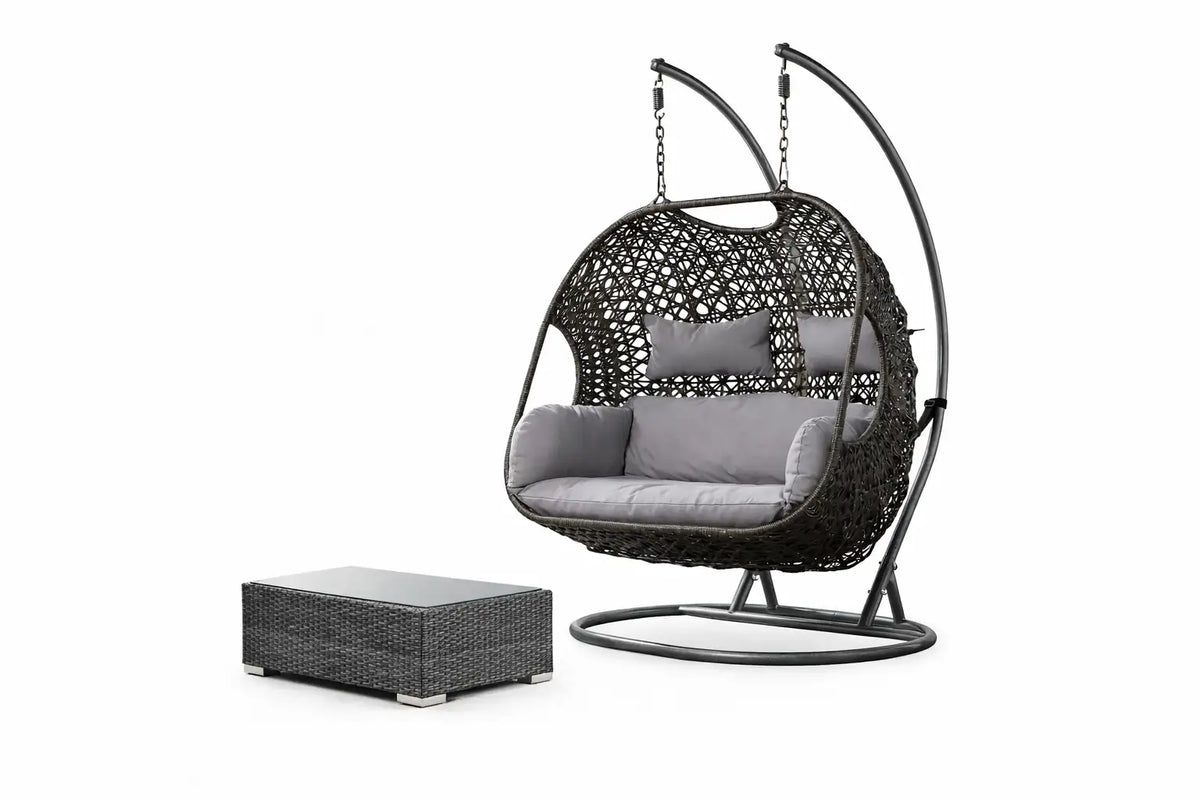 Double Hanging Chair with Stand –  Seater VL-ER-9069