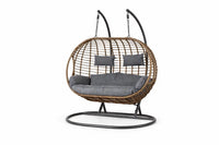 Double Hanging Chair with Stand – Wide Seat VL-ER-9071