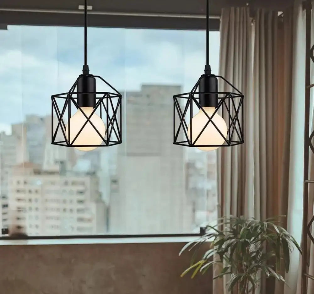 Double X Pendant Light with rectangular base VL-SL-2019