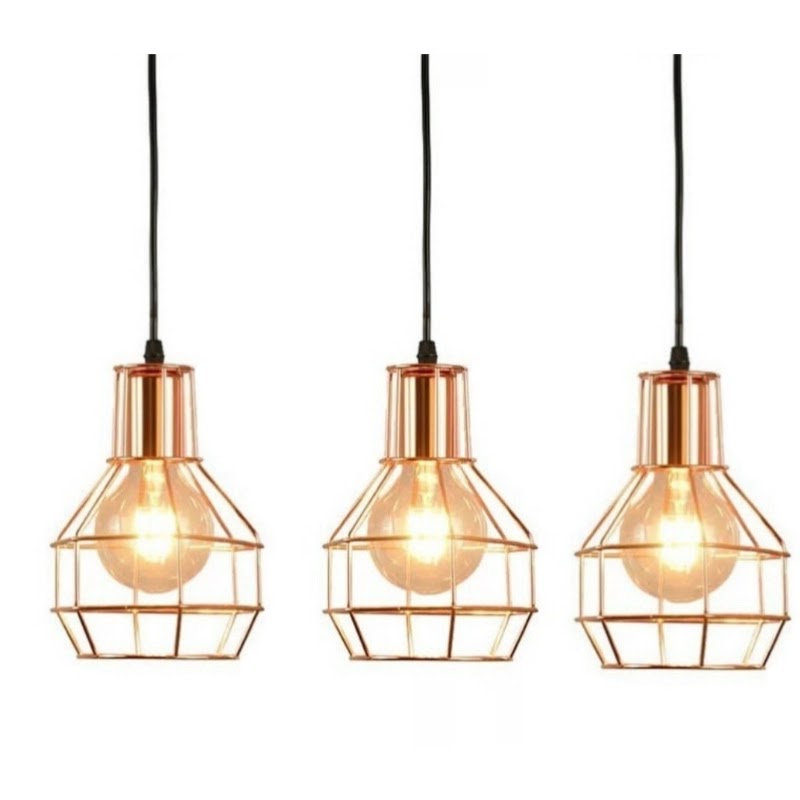 Bomb Pendant Light With Rectangular Base VL-SL-2038