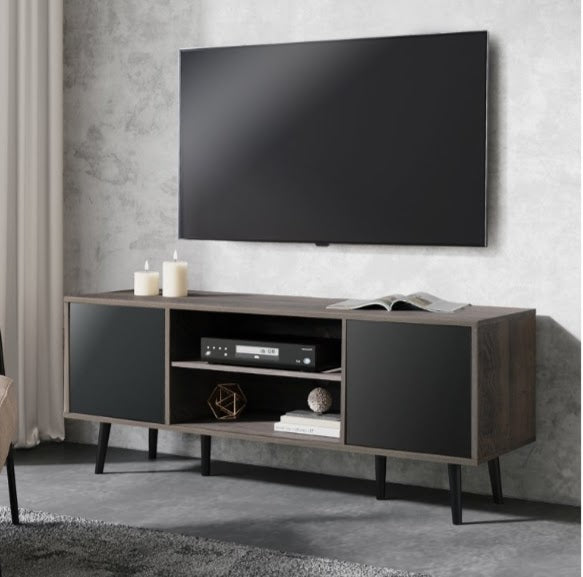 Modern TV Library with Shelves VL-MA-15059
